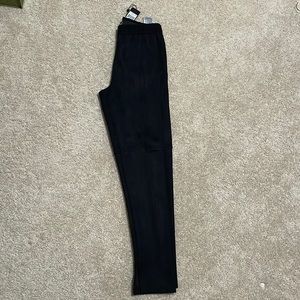 BCBG Black Suede Trousers